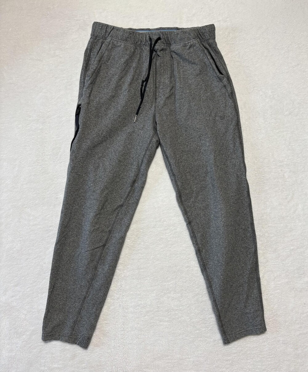 Mack Weldon Pants Mens Medium Joggers Daily Wear Zip Pocket Casual Drawstring